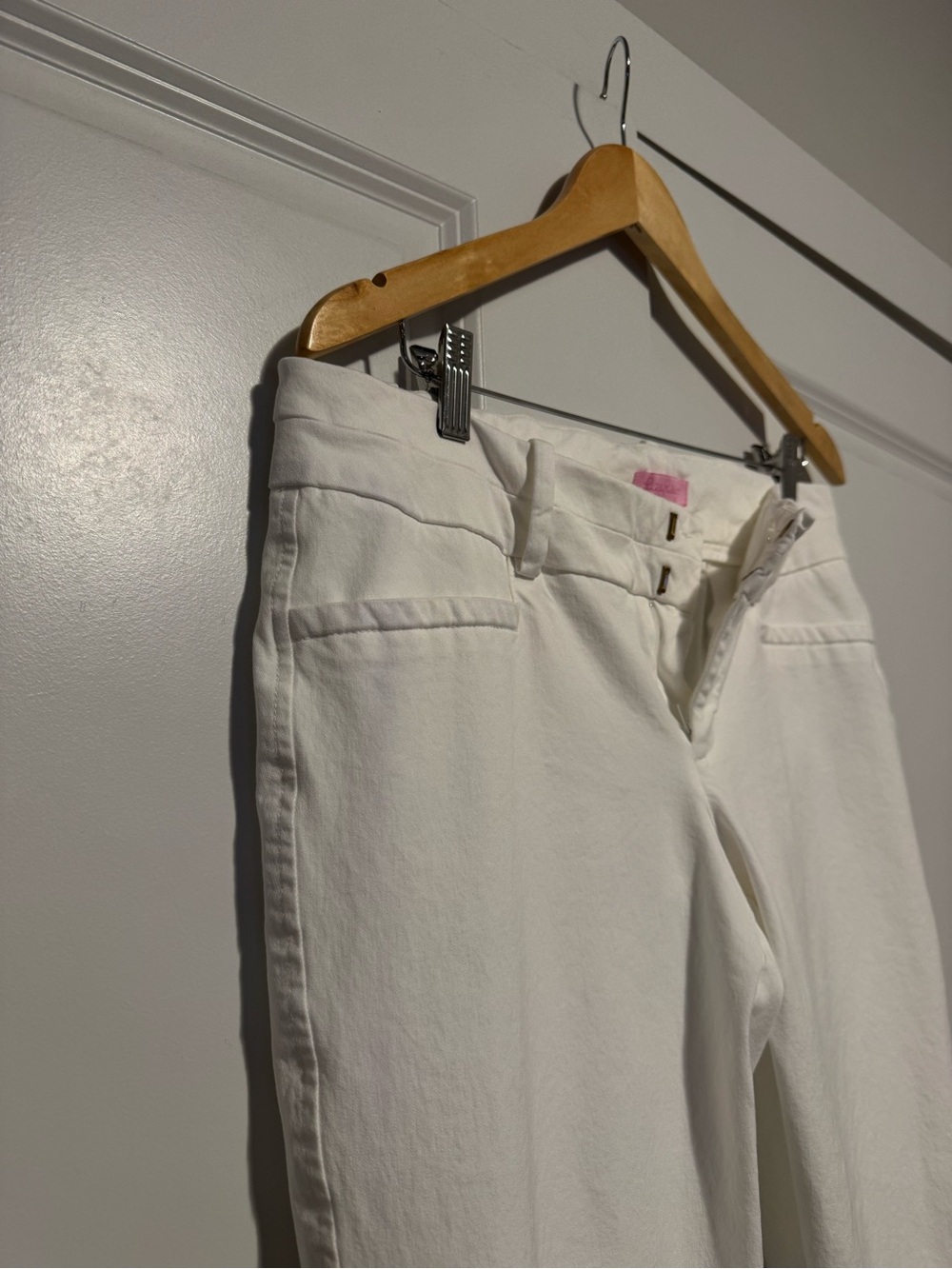 Lilly Pulitzer Jet Set Trouser Pants in Resort White sz 12 - Picture 3 of 6